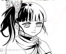 お客様のお好きなアニメキャラクターを線描き致します 線描きするのが苦手という方にオススメです！ イメージ2
