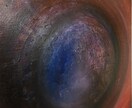 抽象画、売ります 『赫月 moon』赤黒く不気味に光月を表現しました。 イメージ2