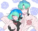 平成感のある絵柄で女の子描きます 平成感のある絵柄、ロリっぽい女の子が好きですが男性も描けます イメージ2