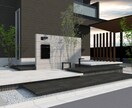 住宅外構のデザイン提案と見積もします 平面図・３Dパースとデータ・工事費用の見積、全て出せます イメージ3