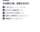 AIで集客チラシを自作できるよう教えます 90分でその場に完成品が残る、店舗向けAIチラシ講座 イメージ3