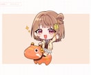 ちんまりしたキュートなミニキャライラスト描きます あなたの魅力引き出します！【Vtuber・グッズ・アイコン等 イメージ2