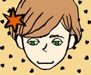 写真の様な似顔絵作成いたします ツイッターなどのiconとして使えます！ イメージ1