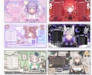 キャラクターの世界を大切にした配信素材制作致します オリジナル配信素材を制作致します!モーション付きも可能です！ イメージ5