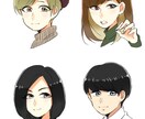 SNS/動画等のアイコン/イラストお描きします 自分専用の絵が欲しい、動画を栄えさせるイラストが欲しい方に イメージ3