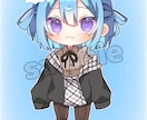 ミニキャラの立ち絵イラストを制作します 動画やグッツ用、アイコンなどにご使用頂けます イメージ3