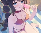 キャラクターの魅力を活かした絵を描きます 自分の絵柄を残したまま様々なジャンルを描きます イメージ1