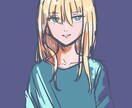 プロフィール画にぴったりのイラスト描きます 購入前にDM、見積もりのご相談をお願いします。 イメージ2