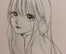 アナログであなた専用のイラスト作成いたします SNSのアイコンや、動画の挿絵などが必要な方へ イメージ4