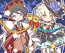 TRPG等に！キャラデザイン、立ち絵作成致します ゆるかわいいキャラクター描きます(。･ω･*) イメージ2