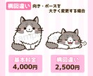 大好きな動物やペットのイラストを制作します 商用可！SNSやグッズ・配信などのマスコットキャラクターに♪ イメージ6