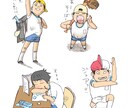 緩い、かわいい、味のある、イラスト描きます 商業用、雑誌記事のポイント、何にでも イメージ10