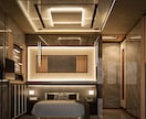 建築物の高画質CGパース制作・高画質ます 3D 内観インテリアパース作成 3Dモデリング パース 家具 イメージ4