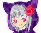 緩めのアイコンイラスト描きます 背景透過で配信でも使えるようなアイコンイラスト制作します イメージ4