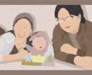 アイコン用似顔絵イラストお洒落に描きます 流行りのフラットデザインのアイコンでお洒落アカウントに！ イメージ6