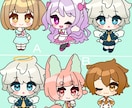 3/31までセール中！もちもちミニキャラ製作します アイコンやグッズに幅広く使える貴方だけのミニキャラ描きます イメージ4