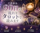 これから90日の流れをタロットで読みます これから三か月に現れる変化の兆しを読み解きます イメージ1