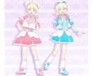 ポップでかわいい立ち絵を制作します 配信活動やゲーム制作、TRPGに使える立ち絵を制作します！ イメージ3