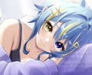 イラスト制作(男女OK)します 美麗な一枚絵お描きします！Vtuber／サムネ／MVなどに◎ イメージ1