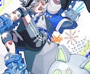 キャラクターイラスト、1枚絵など描きます アイコン、立ち絵、応援広告、男女キャラなど幅広く対応 イメージ6