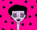 個性的な人物画をデザインします 世界で１つだけのデザインが欲しい人へ イメージ4
