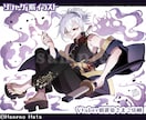 目を引くソシャゲ風イラスト・立ち絵描きます VTuber様の立ち絵・グッズ・投稿用にも人気！珍しい作風♪ イメージ3
