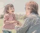 写真から精密模写し、パステル風似顔絵を制作します 誕生日や記念日、クリスマスなどの年間行事のプレゼントに。 イメージ6