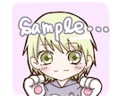 SNSなどのアイコン作成!格安でイラスト作成します ˙˚ʚ その人の特徴や趣味を活かしたイラストを作成します! イメージ5