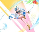 可愛い人物イラストを描きます イラスト、三面図、立ち絵など多様に作業します！ イメージ3