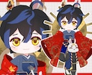 Vtuberフルスクラッチ3Dモデル制作承ります 完全フルスクラッチ！イラスト立体再現！VRC対応化可能！ イメージ5