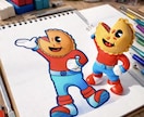 子どもの絵を立体化｜オーダーメイドフィギュア作ます 誕生日・成長記念・卒園卒業祝いに。完全手作りの一点物です イメージ6