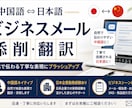 中国語⇔日本語 ビジネスメール作成します 中国語・日本語のビジネスメール イメージ1