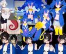 予算に優しい高品質Vtuber3Dモデル制作します 顔や細部の造形に自信あり・VRChatやゲームにも対応可能 イメージ3
