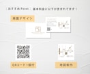初めてのショップカード作り・サポートいたします 4つのテンプレから選択。シンプル・時短で簡単作成！ イメージ7