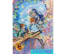 温かみのある水彩タッチの年賀状イラスト等描きます 水彩タッチで、贈りたい気持ちごと絵にします イメージ4