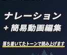 ナレーション・動画編集 一貫して請け負います 企業・商品紹介向けのナレーションと簡易的な動画編集 イメージ1