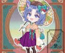量産ちびキャラ【大正ロマン 袴】を描きます Vtuber / Vライバーさんに大人気の量産シリーズです！ イメージ6