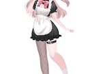かわいい女の子のイラスト描きます 顔だけから全身まで！キャラクターデザインも！ イメージ5