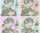 イラストアイコン作成承ります ゆるふわアイコンで他と差をつけてみませんか？ イメージ7