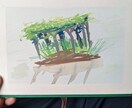 アイコン描きます オイルパステルと水彩画が得意です イメージ6