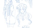 立ち絵や人物イラストを制作します 女性でロリータ系の服が特に得意です男性も可能です イメージ3