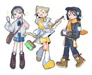 らくがきレベルの全身イラスト描きます らくがきレベルの全身イラスト描きます イメージ2