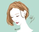 商用化◎オシャレな似顔絵、SNSアイコン描きます ◎SNSアイコン 似顔絵 イラスト グッズ 広告にオススメ イメージ1