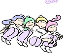 あなただけの特別なイラスト描きます 唯一無二のレトロでポップなイラスト！とっておきの可愛さを♪ イメージ6