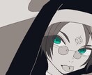 SNSなどに利用可能なアイコンを作ります 人物を描きます。アニメ塗り、厚塗り可能です。 イメージ1