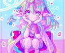 ビビッドカラーでポップなイラスト制作致します SNSのアイコンや動画のサムネイルなどにどうぞ！ イメージ3