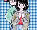 90年代少女漫画風ウェルカムボード描きます 90年代少女漫画風ウェルカムボード、カップルイラスト イメージ8