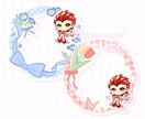 イラスト制作も可能!アイコンリングを制作します Vtuberさんにもおすすめです！ イメージ6