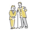漫才作ります おもろい、漫才作ります、動画での漫才の講座もします。 イメージ1