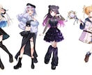 実績650件超え！最高に魅力的な立ち絵制作します Vtuber、IRIAM、グッズ等！キャラデザからも可能です イメージ7